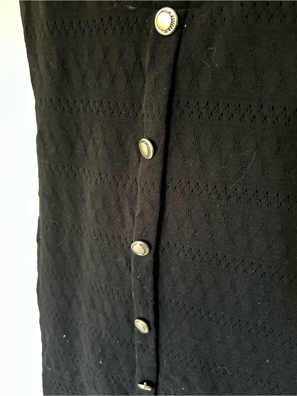 Vintage Hunza G bodycon mini dress black - Picture 7 of 7
